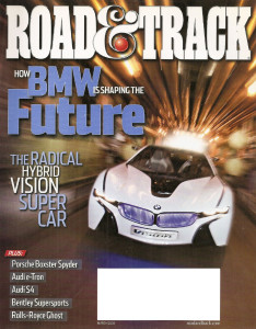 ROAD & TRACK 2010 MAR - GHOST, BOXSTER SPYDER, HYBRIDS, R8, AMBROSE, REGAL